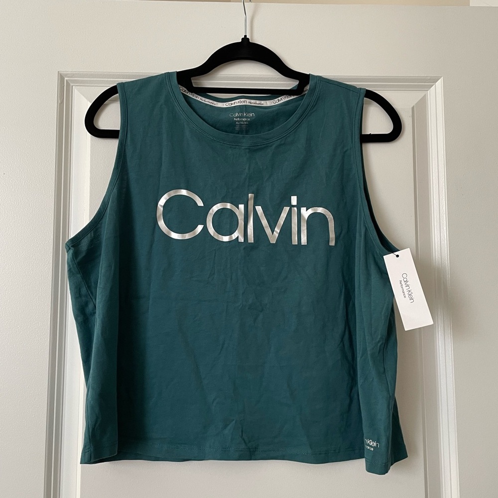 CALVIN KLEIN PERFORMANCE Cropped Workout Tank Top